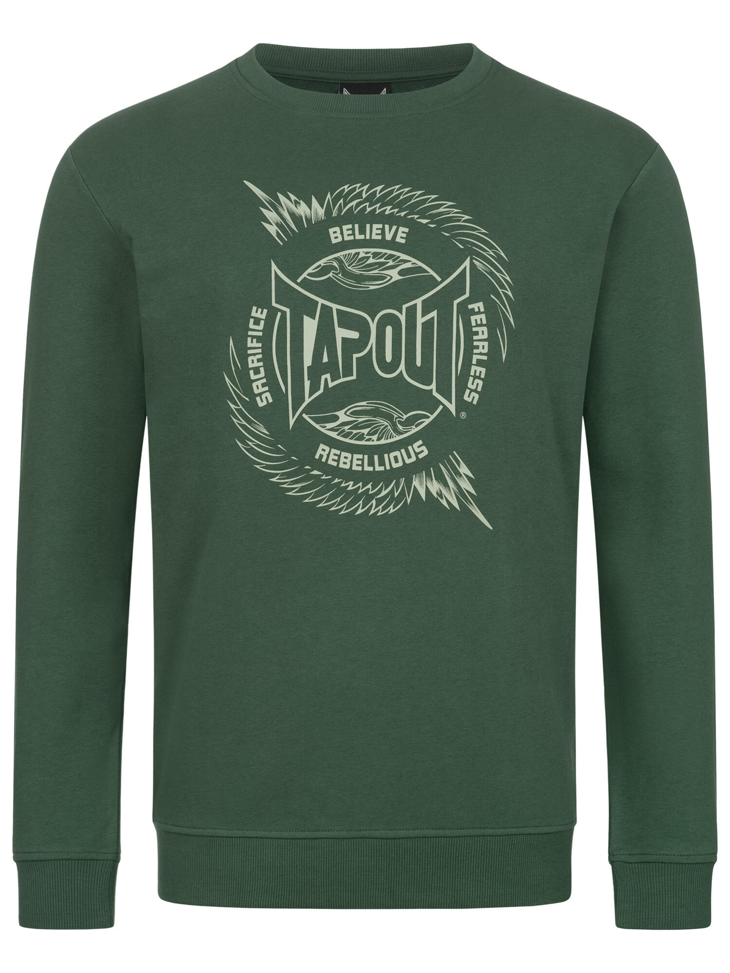 TAPOUT Herren Rundhals Sweatshirt normale Passform SPIRIT SWEAT 2/5