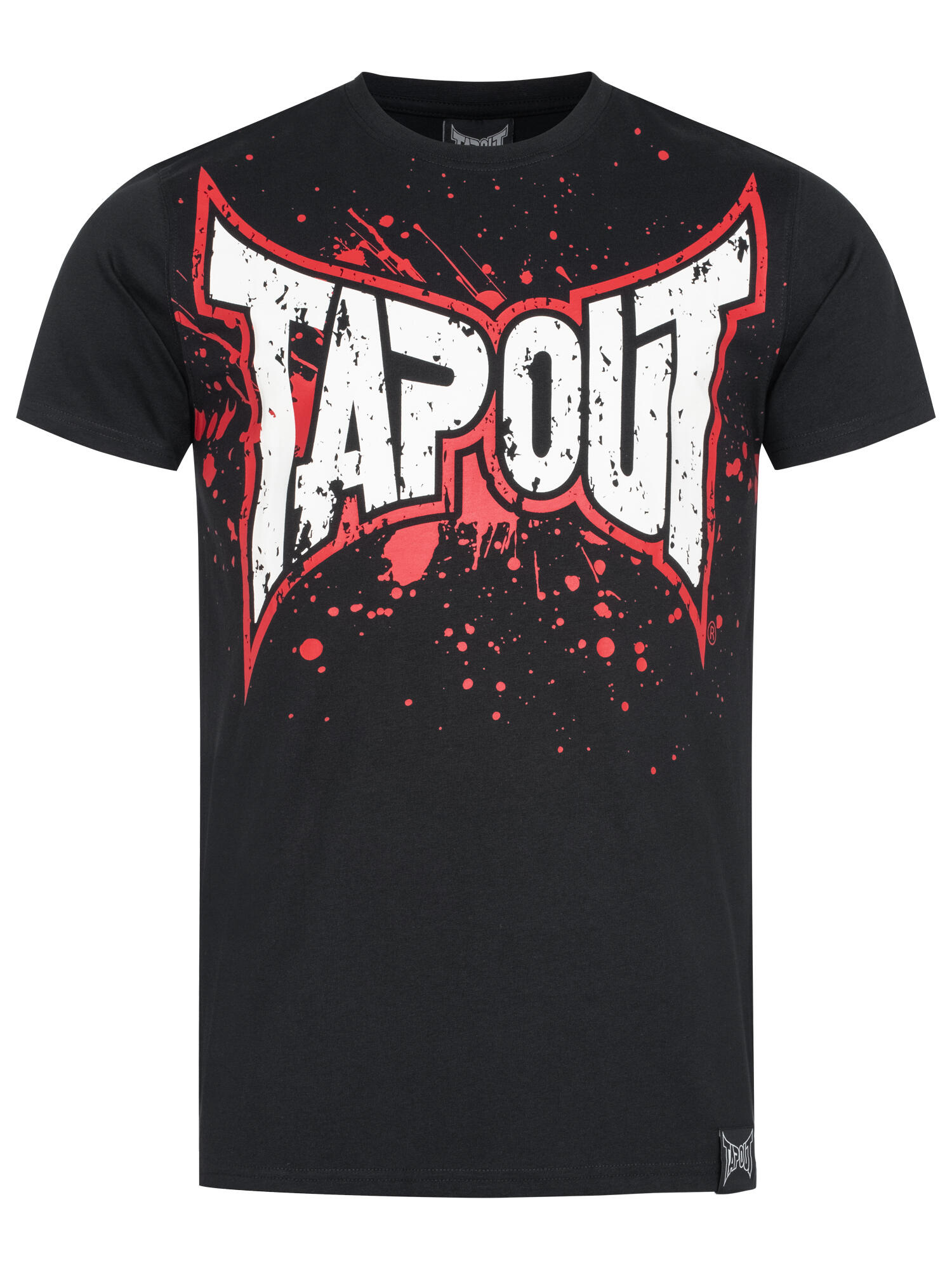 TAPOUT Herren T-Shirt normale Passform SPLASHING 2/5
