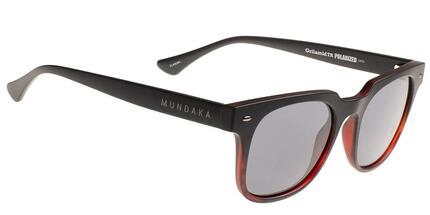 **Lunettes de soleil CLARK marron et noir mat, Polarisés GRIS cat.3 - MUNDAKA**