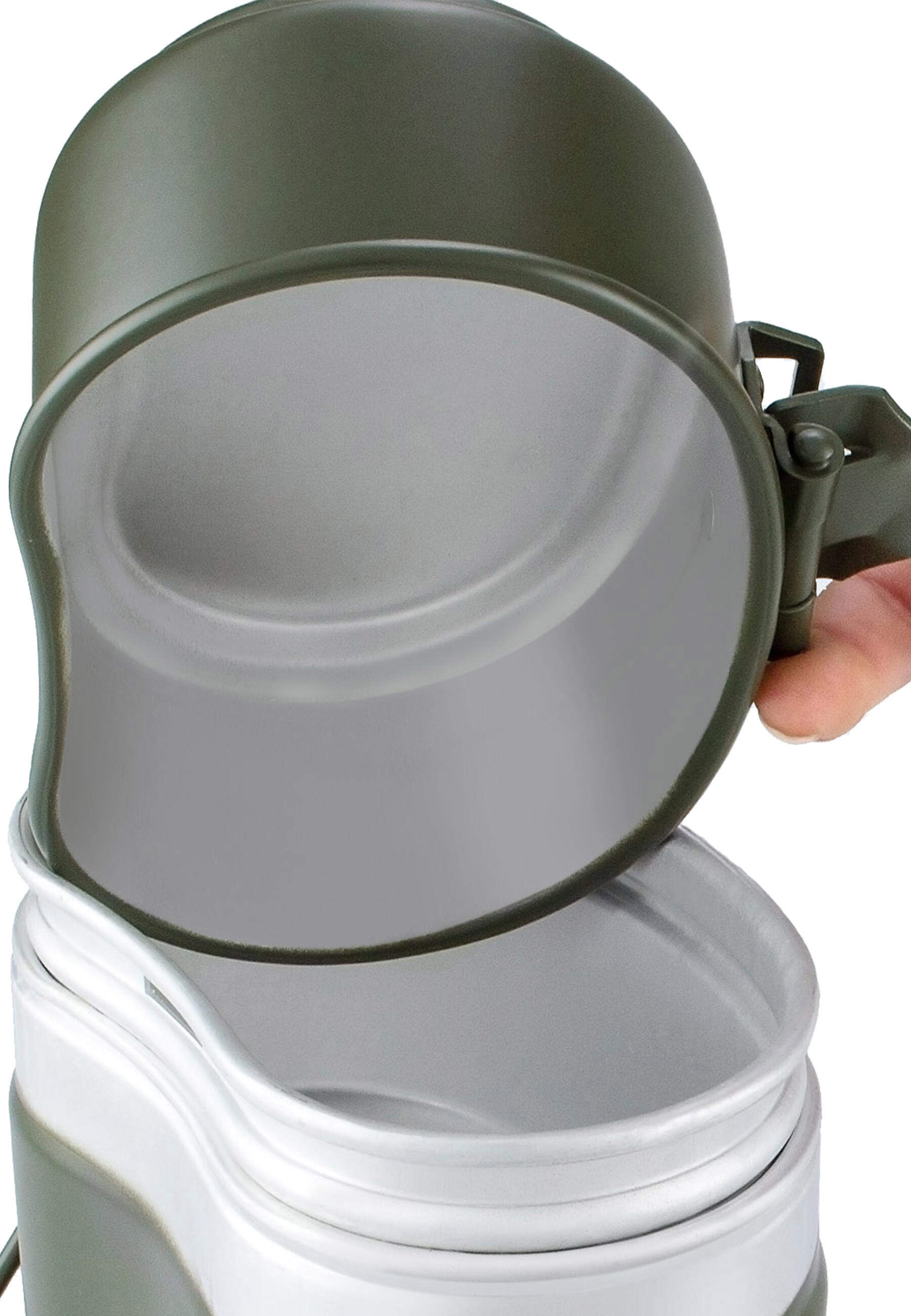 Black Snake Aluminium Kochgeschirr mit Camping Essbesteck - 1 Personen Set 4/7
