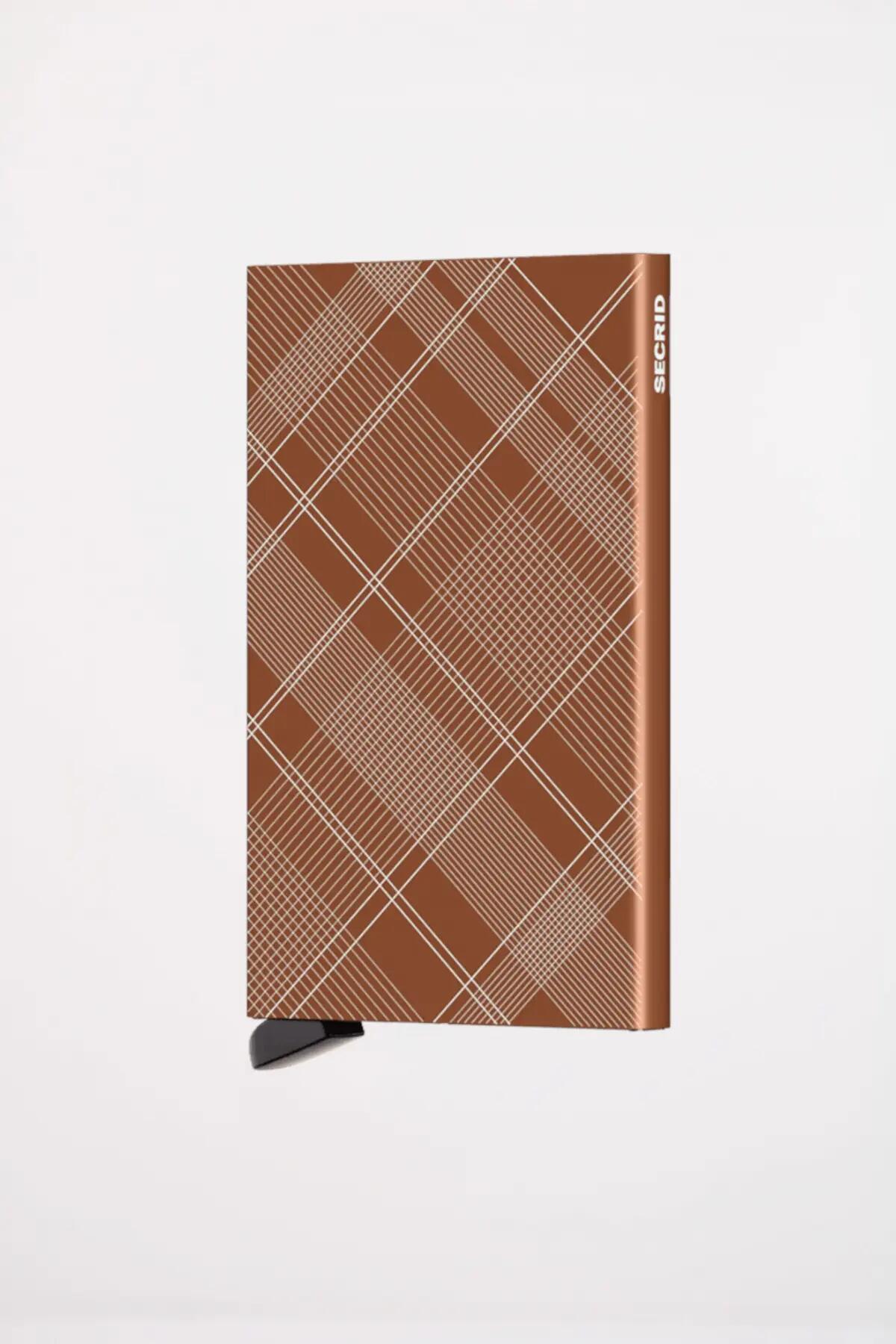 Portmonee Secrid Model Tartan Culoare Maro 4/5