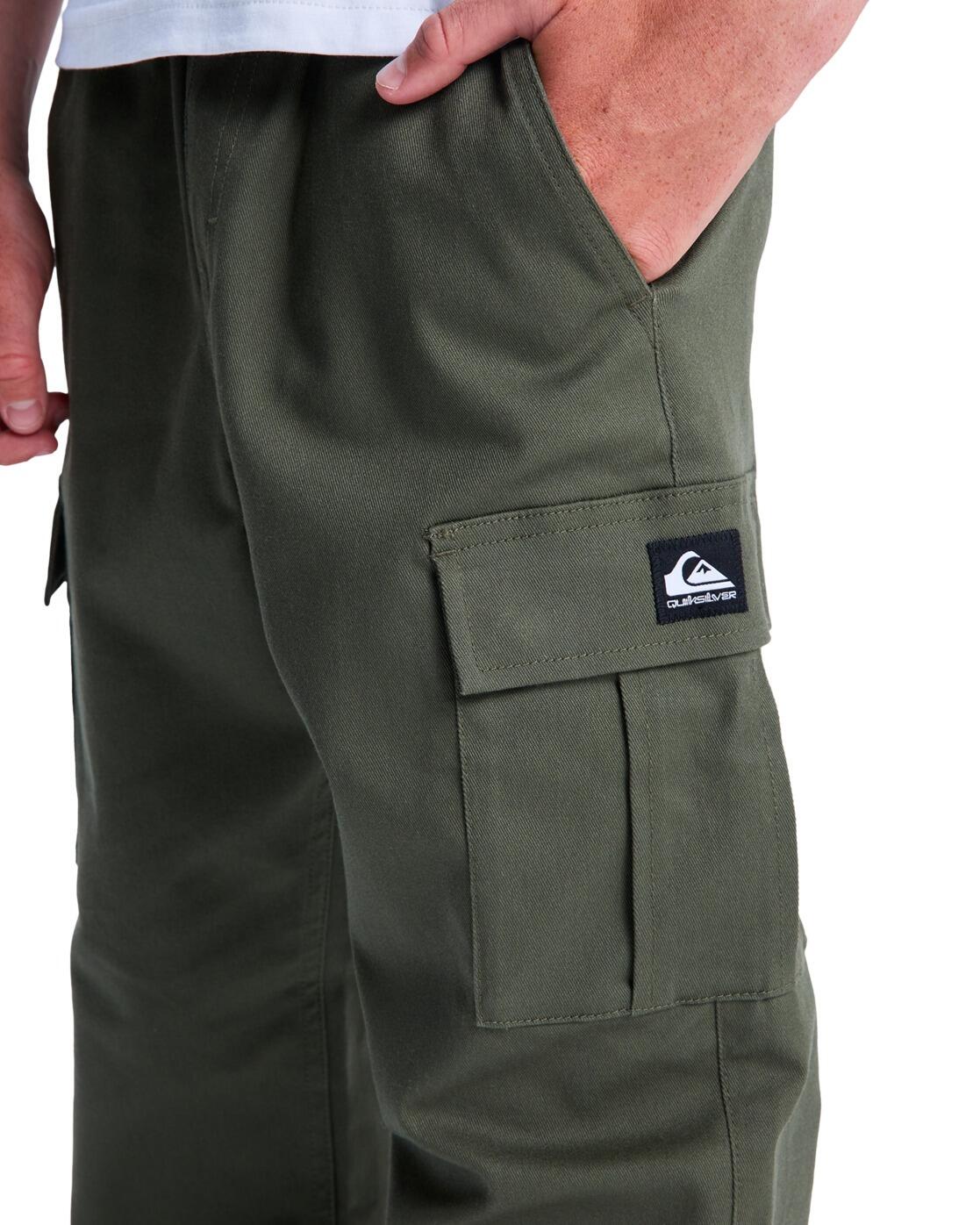 Pantalón con cintura elástica TAXER CARGO Verde Niño 4/4