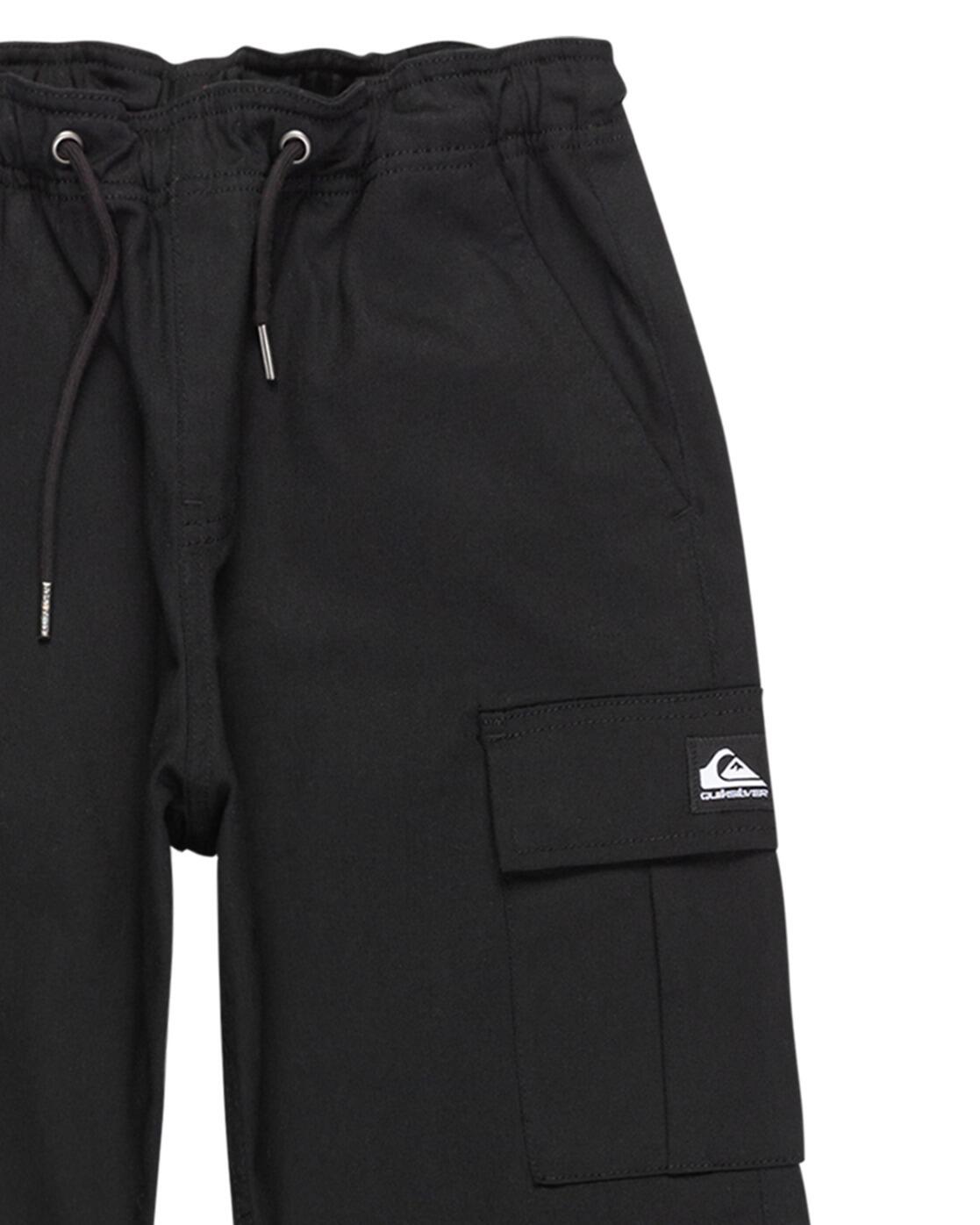 Pantalón con cintura elástica TAXER CARGO Negro Niño 3/3