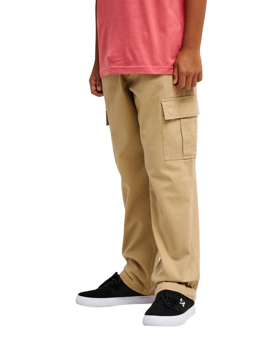 Pantalón con cintura elástica TAXER CARGO Beige Niño 3/4