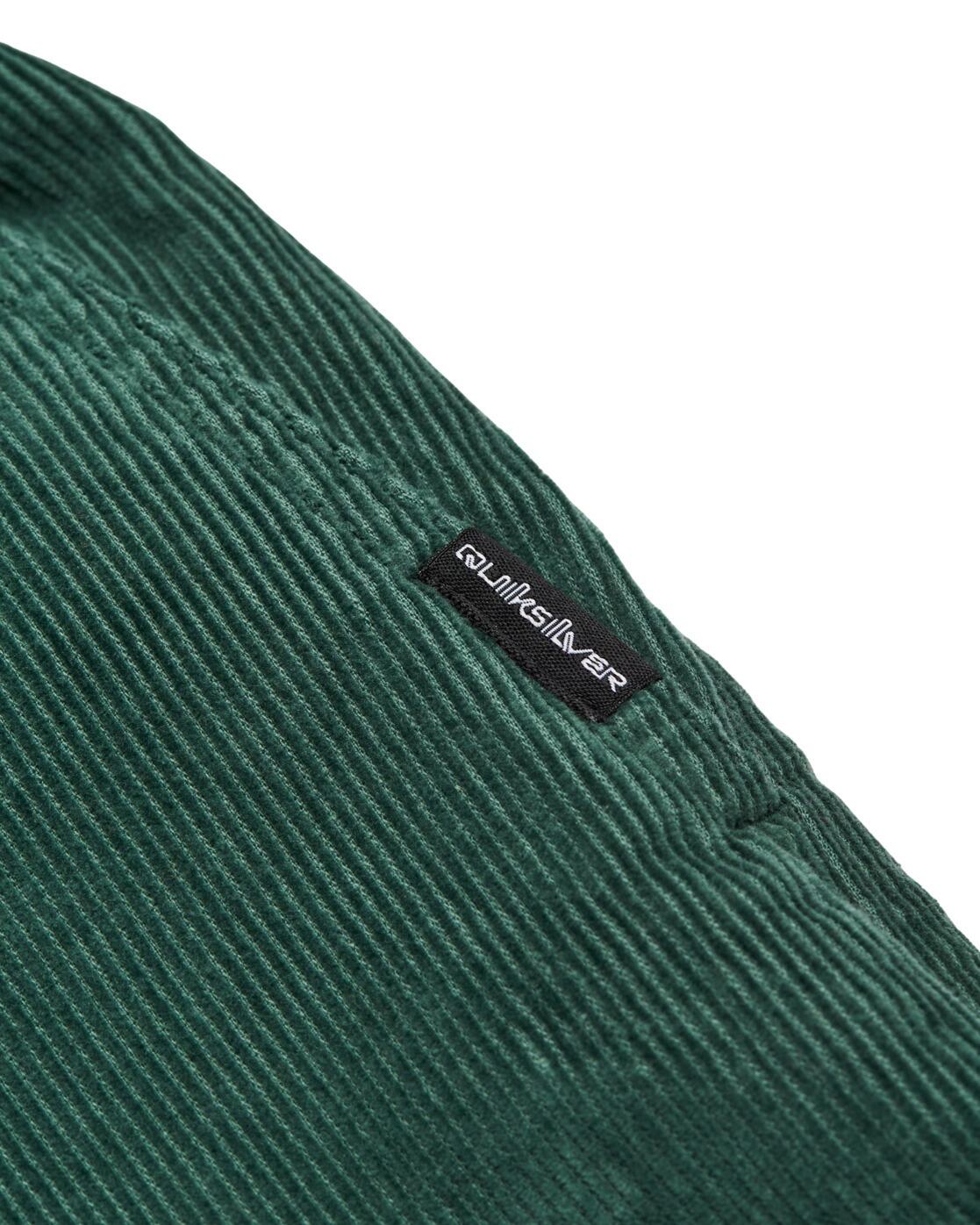 Pantalón con cintura elástica TAXER CORD Verde Niño 3/4