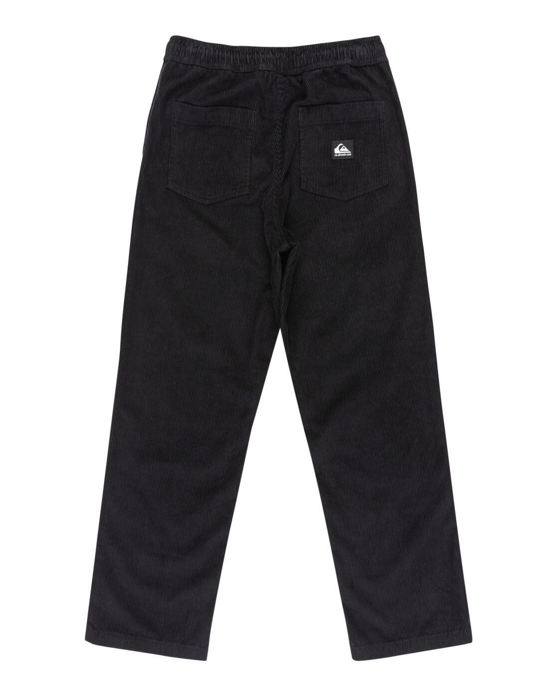 Pantalón con cintura elástica TAXER CORD Negro Niño 2/3