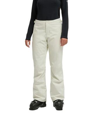 Funktionelle schneehose 10k alpine ridge weiss dames