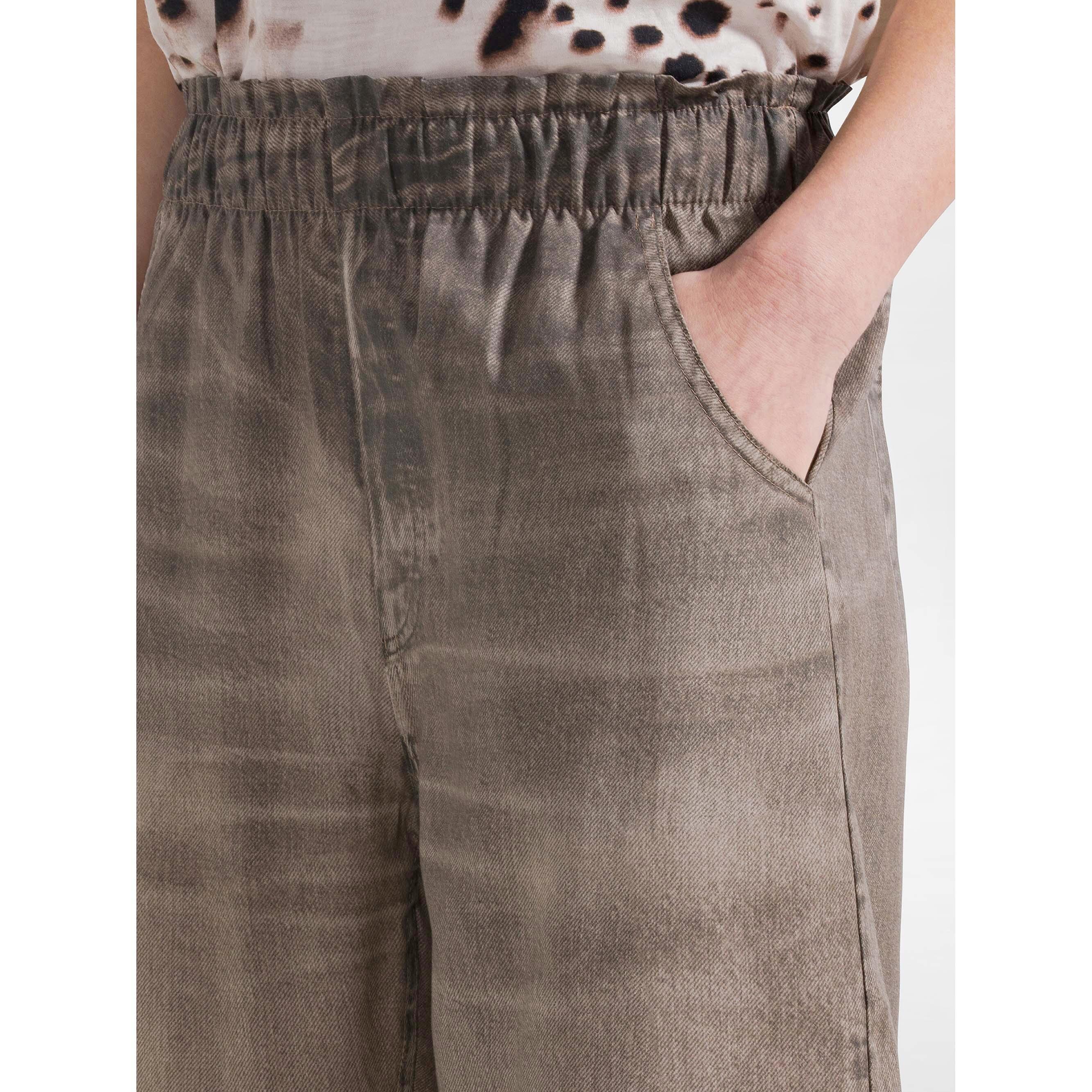 Spodnie Deha Denim-Print Balloon Pants Damskie 5/5
