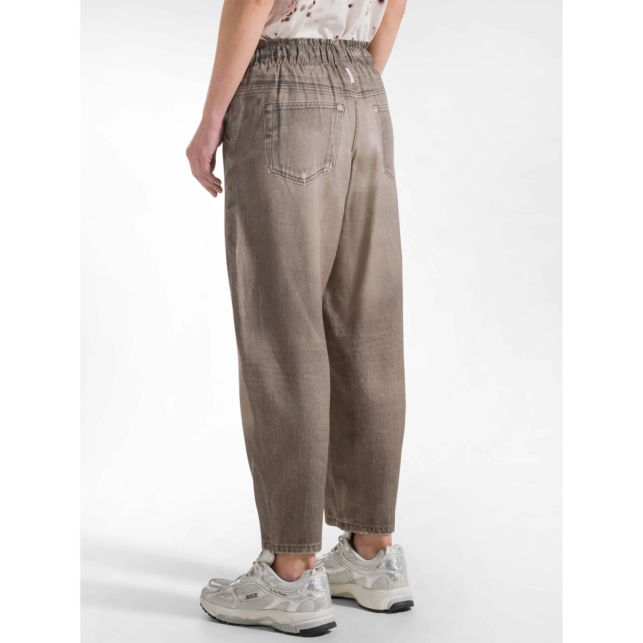 Pantalon Deha Denim-Print Balloon Pants Femme 4/5