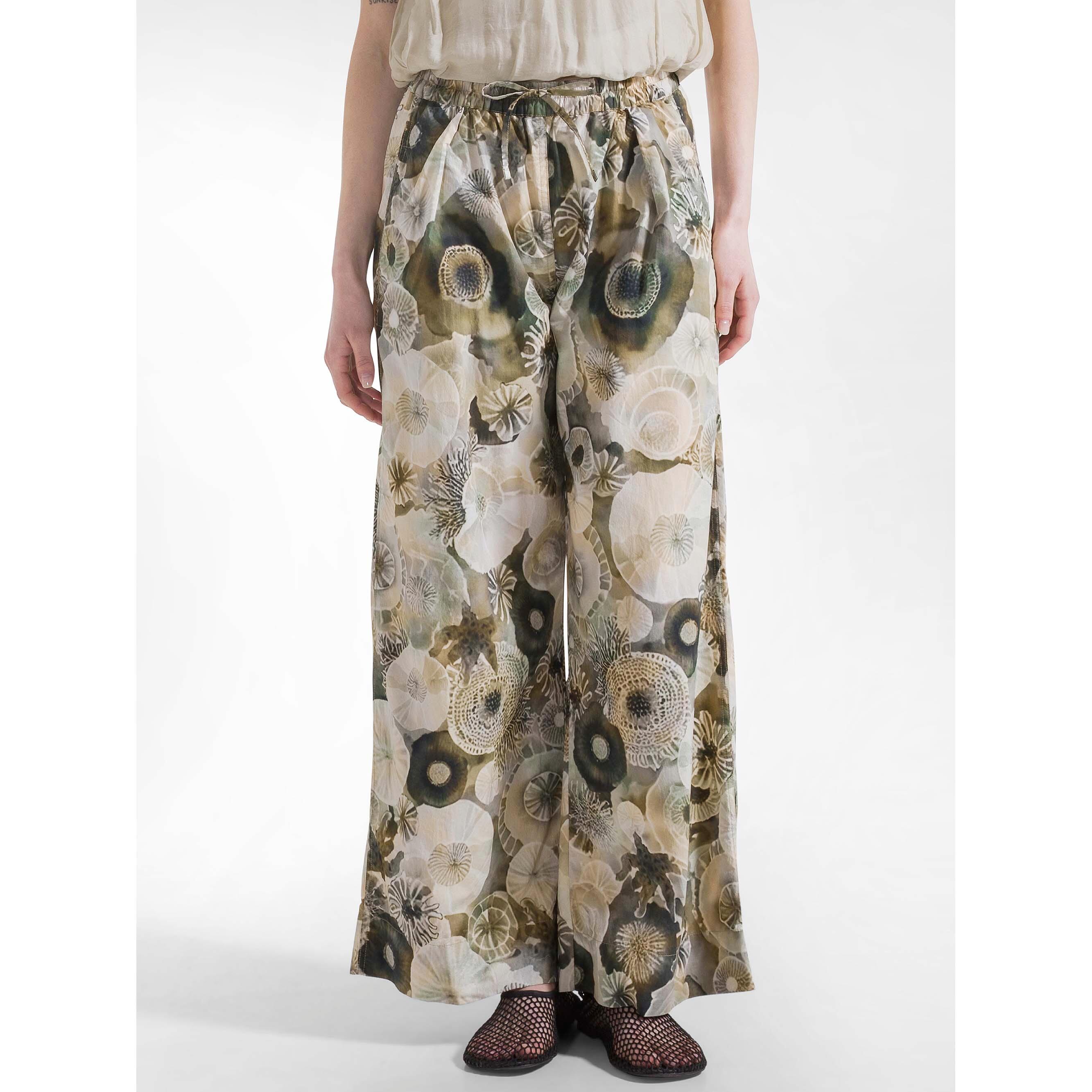 Pantaloni Deha Allover Parachute Relaxed Pants Donna 4/5