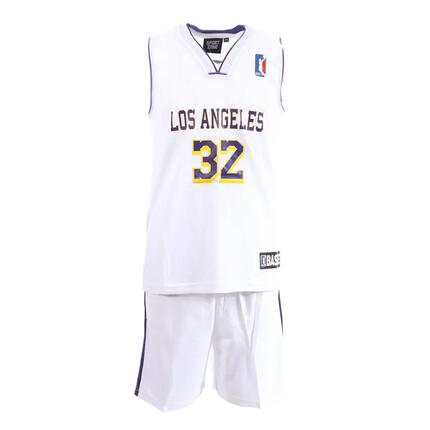 Los Angeles Ensemble de basketball Noir/Orange Enfant Sport Zone