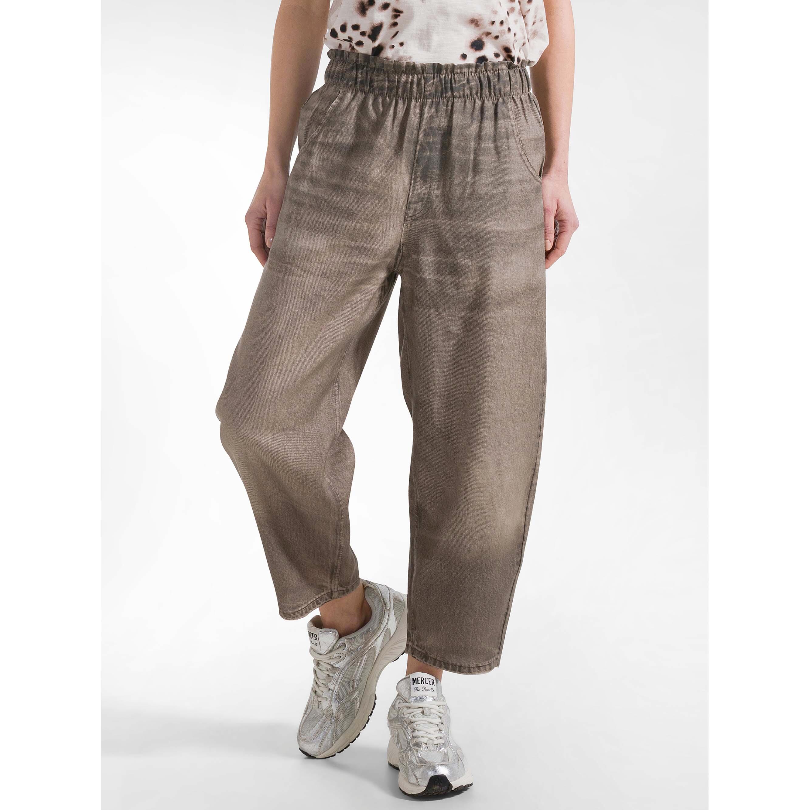 Spodnie Deha Denim-Print Balloon Pants Damskie 3/5