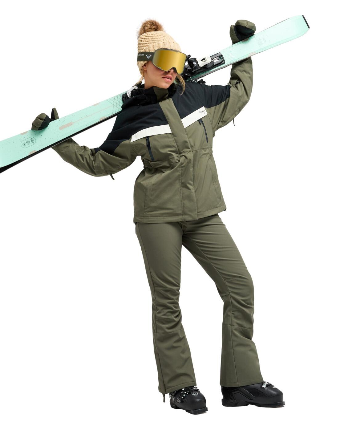 Veste de snow technique 15K GLACIAL GRACE Vert Femme 4/4