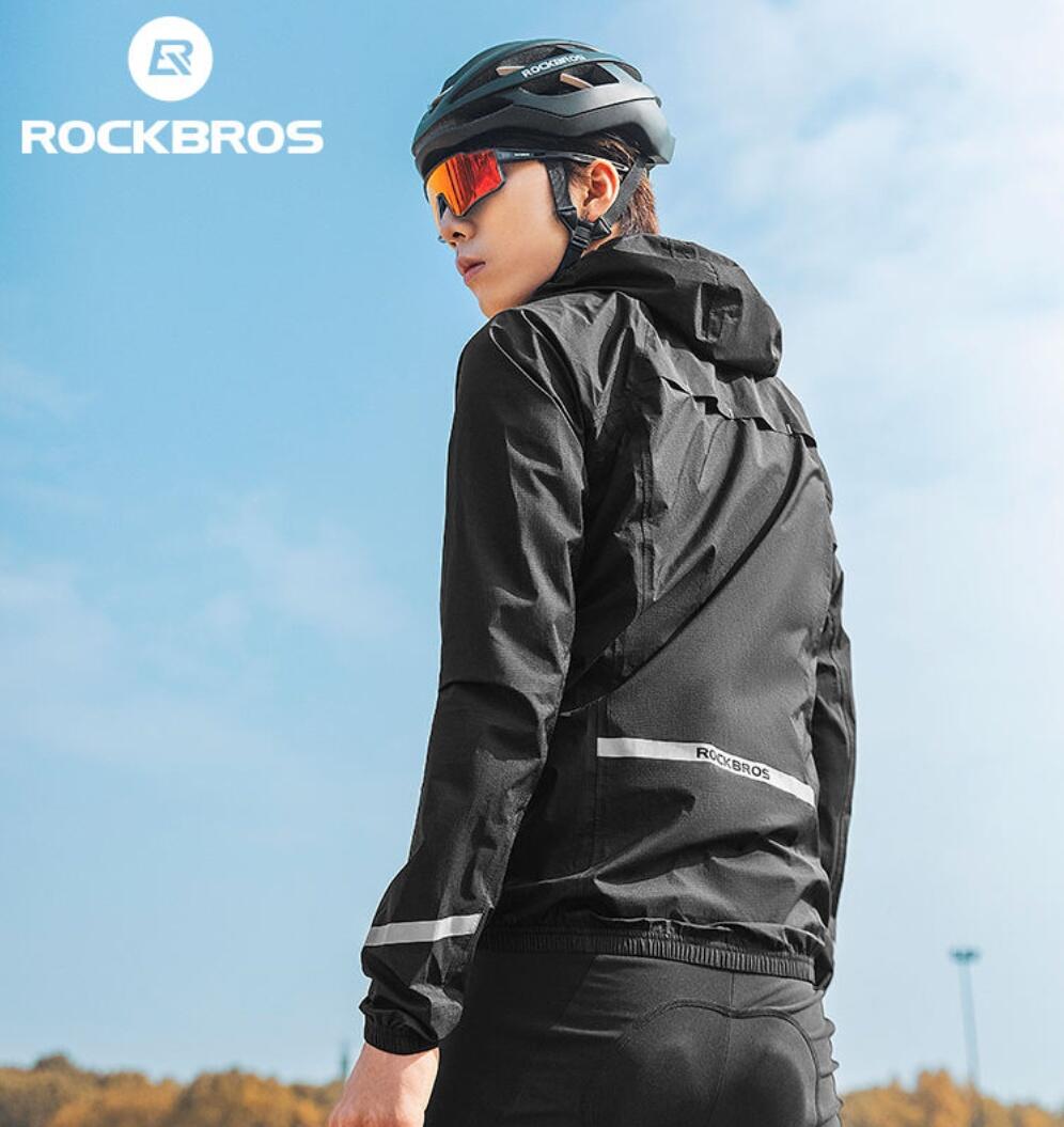 Jaqueta de chuva impermeável unissex ROCKBROS 3/3
