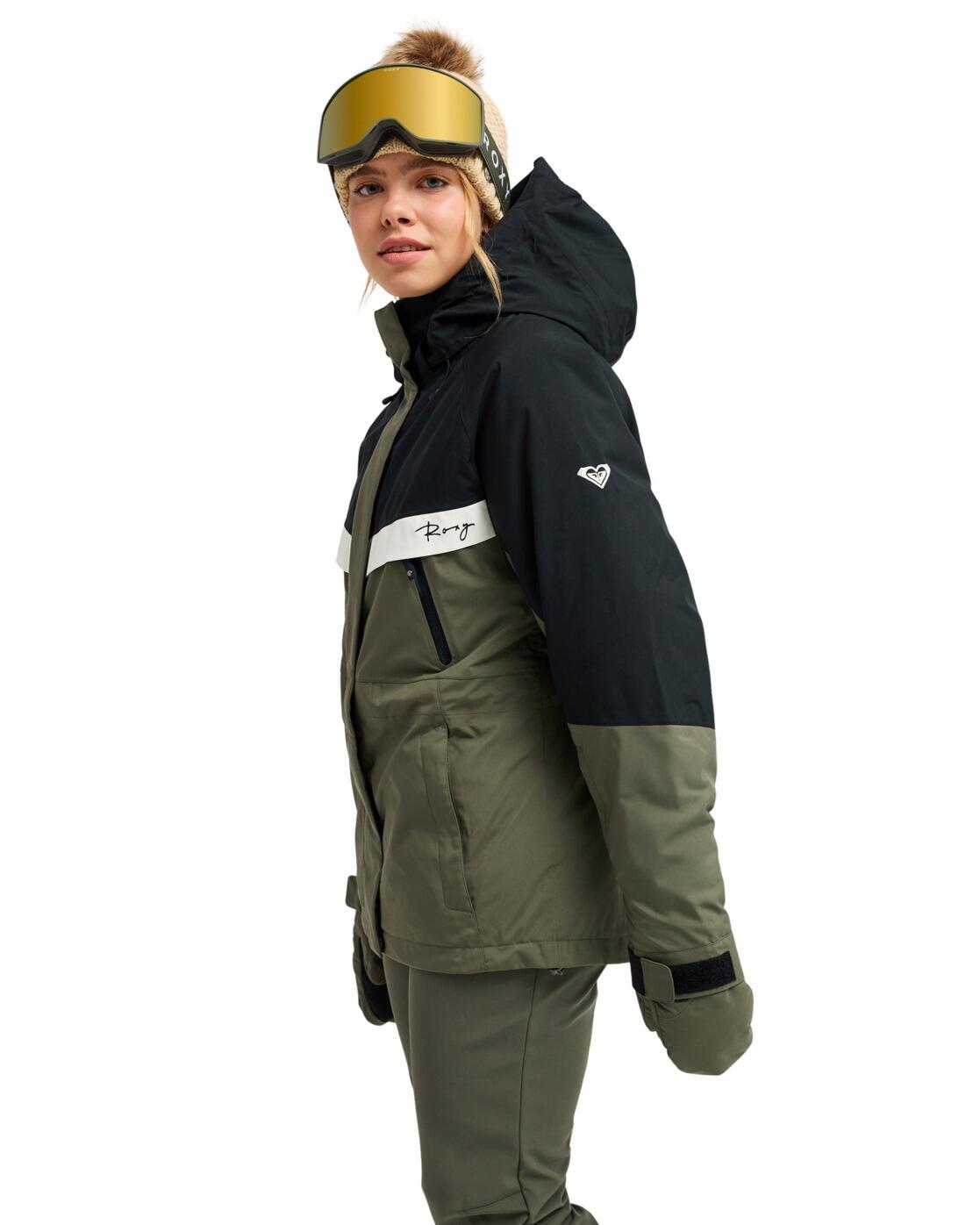 Veste de snow technique 15K GLACIAL GRACE Vert Femme 3/4