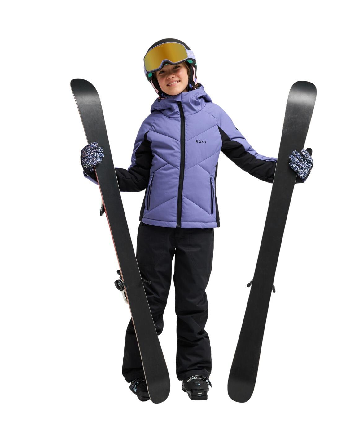 Veste de snow technique SNOWDRIFT 10K Violet Fille 3/4