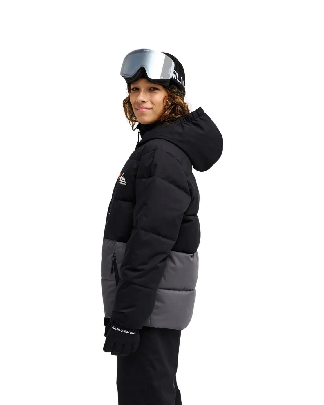 Chaqueta técnica de snow HIGHLAND 10K Negro Niño 4/4