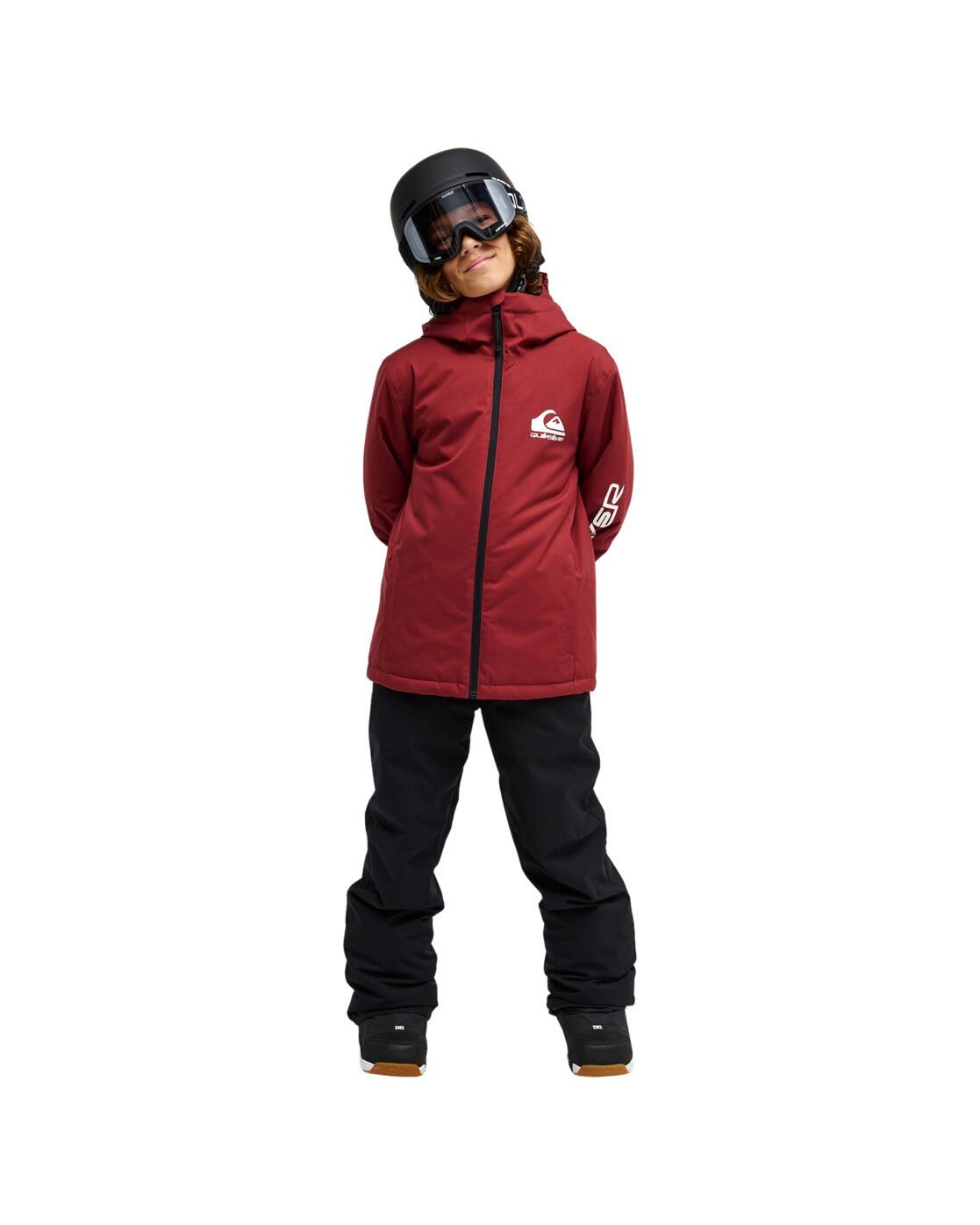 Technisch Snowjack MISSION SOLID 10K Rot Jongens 4-16 3/4