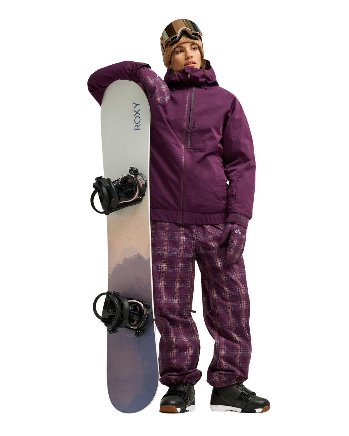 Veste de snow technique 20K CRYSTAL CLEAR Violet Femme 4/4