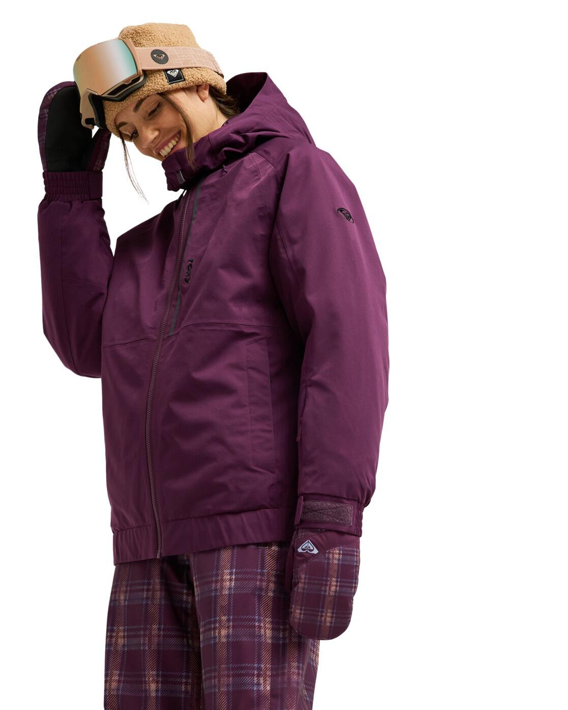 Veste de snow technique 20K CRYSTAL CLEAR Violet Femme 3/4