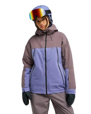 Funktionelle schneejacke 20k ice bounded grün dames