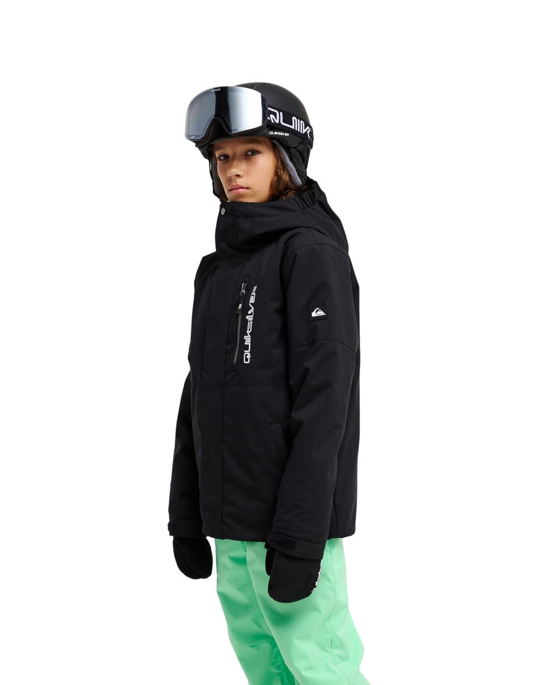 Chaqueta técnica de snow TITANO 10K Negro Niño 3/4