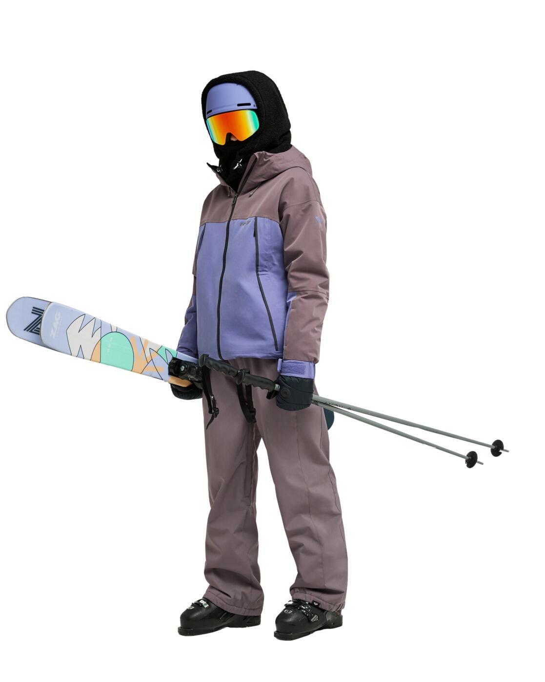 Veste de snow technique 20K ICE BOUNDED Gris Femme 4/4