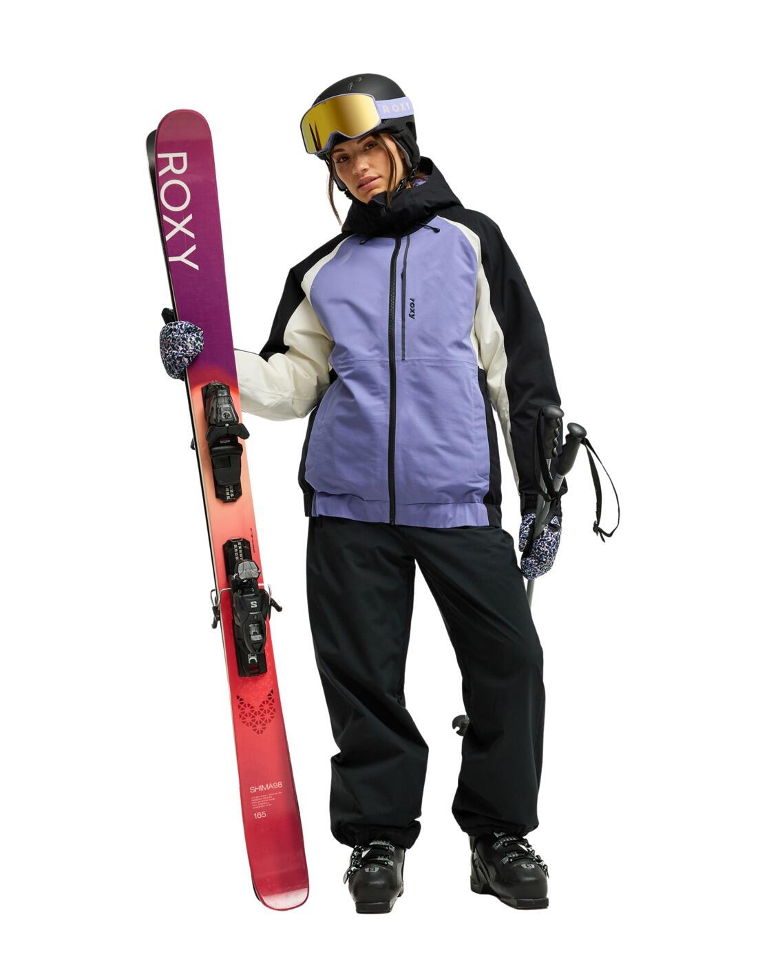 Veste de snow technique 20K CRYSTAL CLEAR Noir Femme 4/4