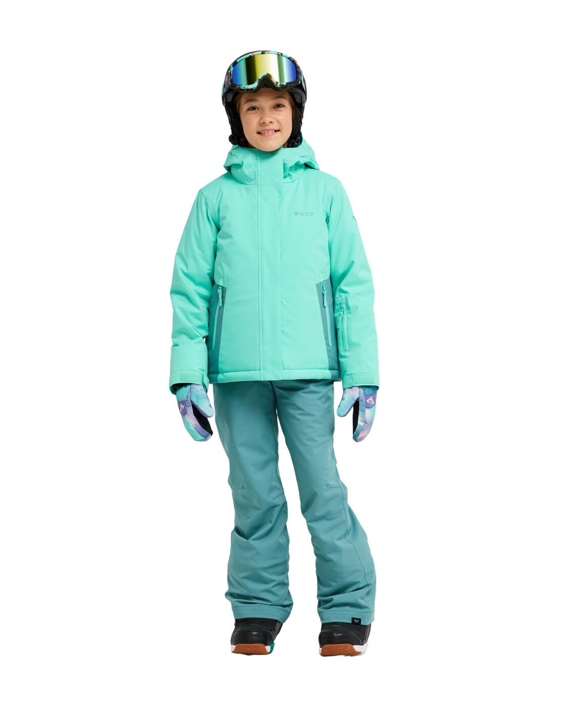 Veste de snow technique SNOWFLARE 10K Vert Fille 4/4