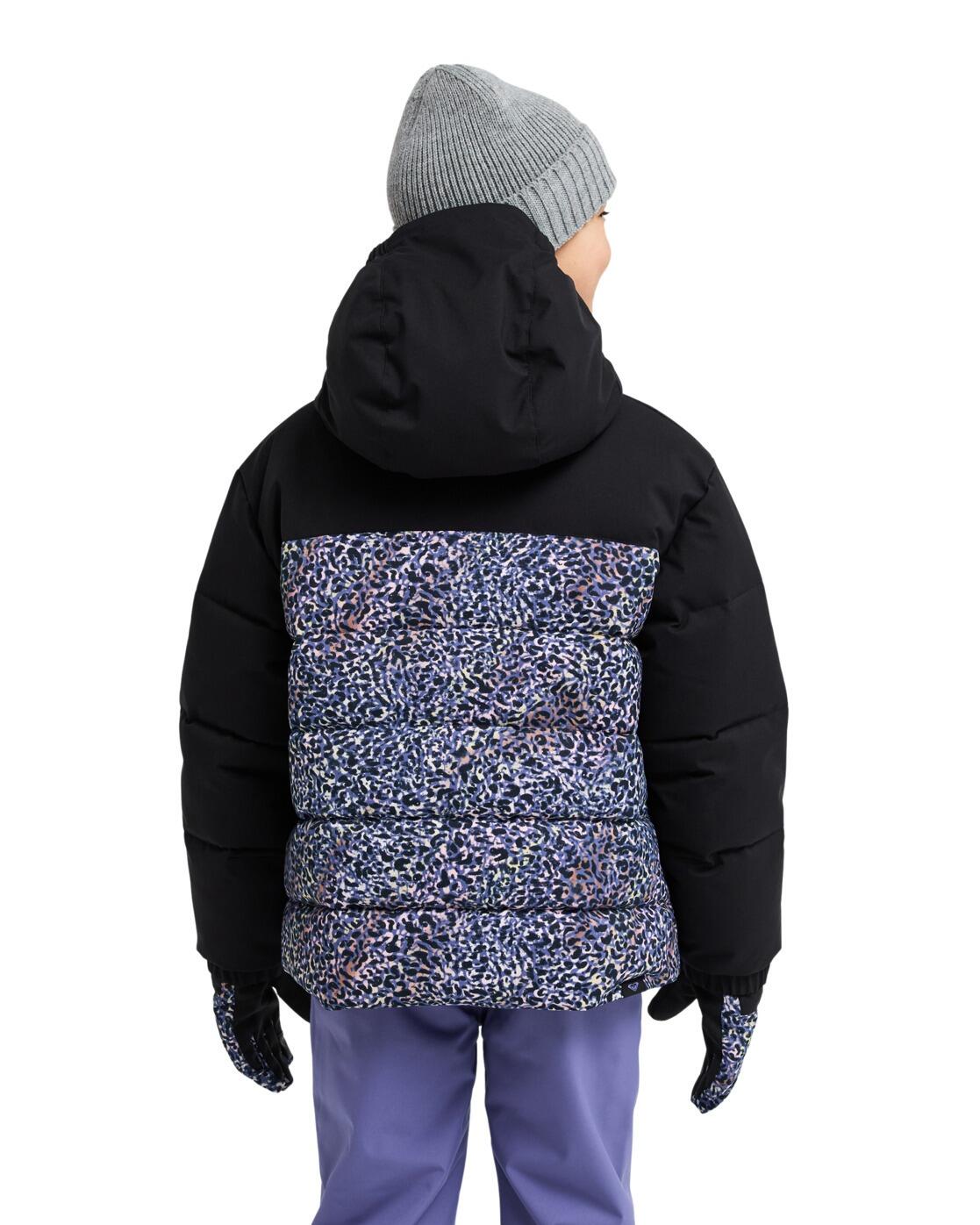 Veste de snow technique SNOWYHILL PRINTED PUFFY 10K Violet Fille 2/4