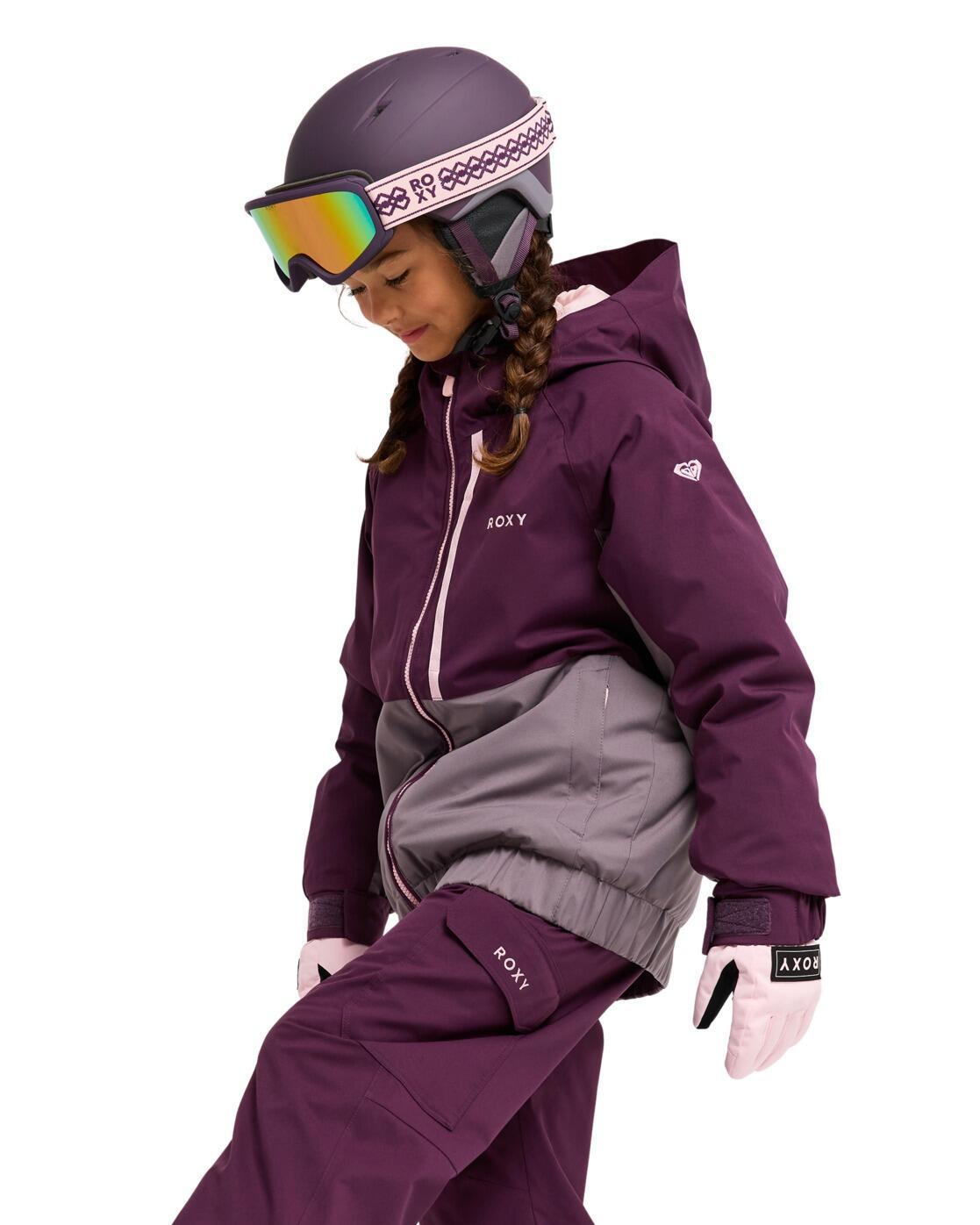 Veste de snow technique CRYSTAL CLEAR 10K Violet Fille 4/4
