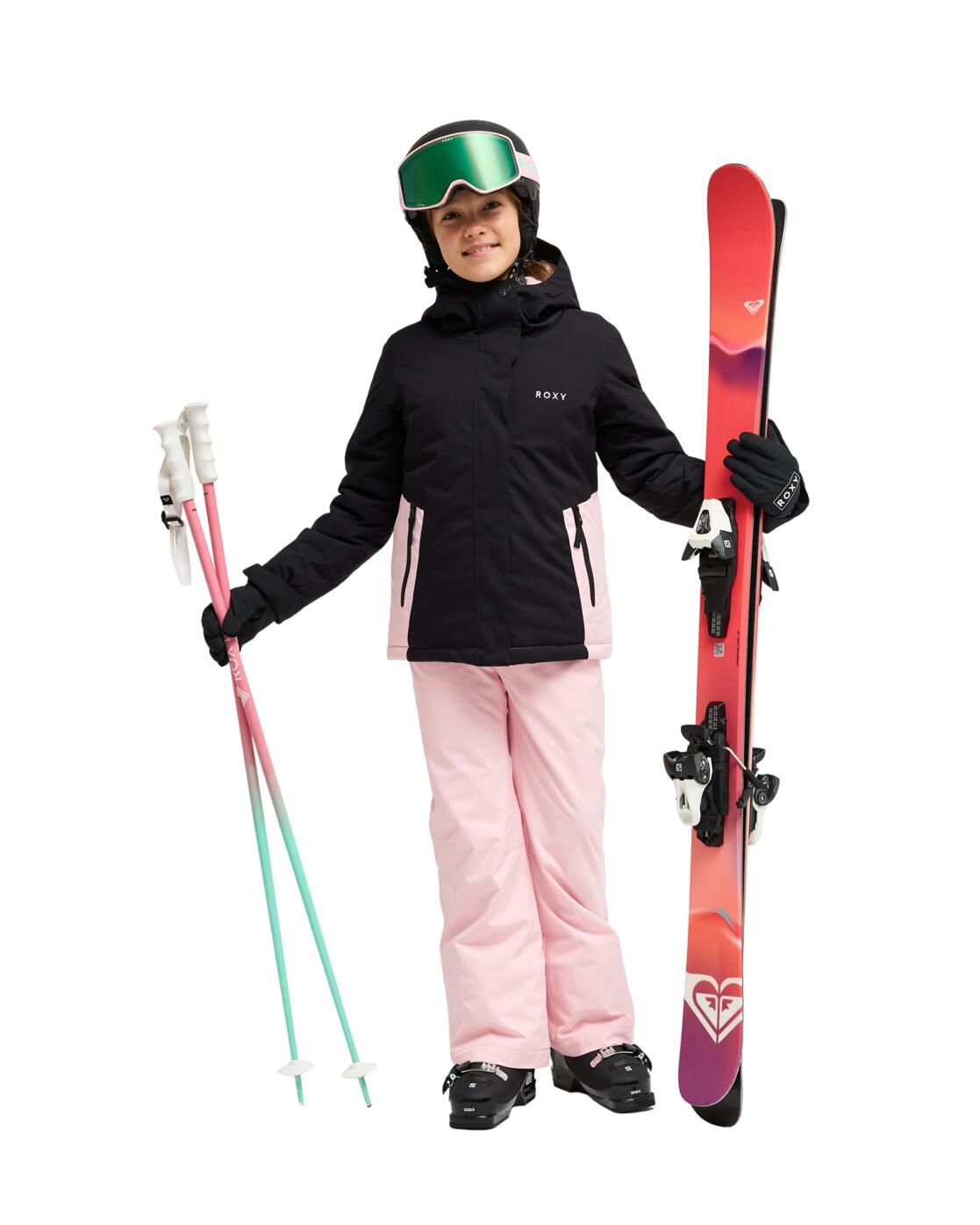 Veste de snow technique SNOWFLARE 10K Noir Fille 3/4