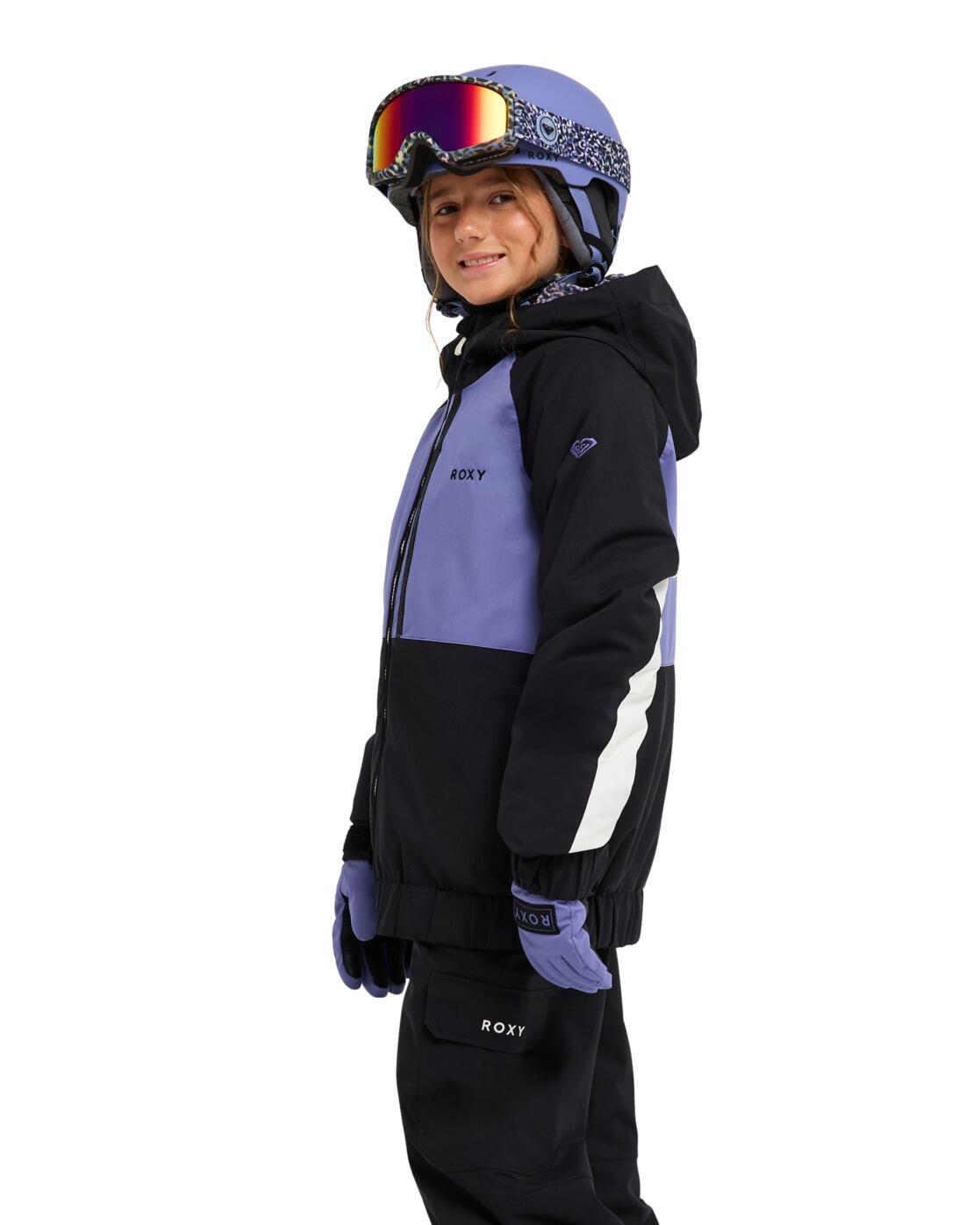 Funktionelle Schneejacke CRYSTAL CLEAR 10K Schwarz Meisjes 8-16 4/4