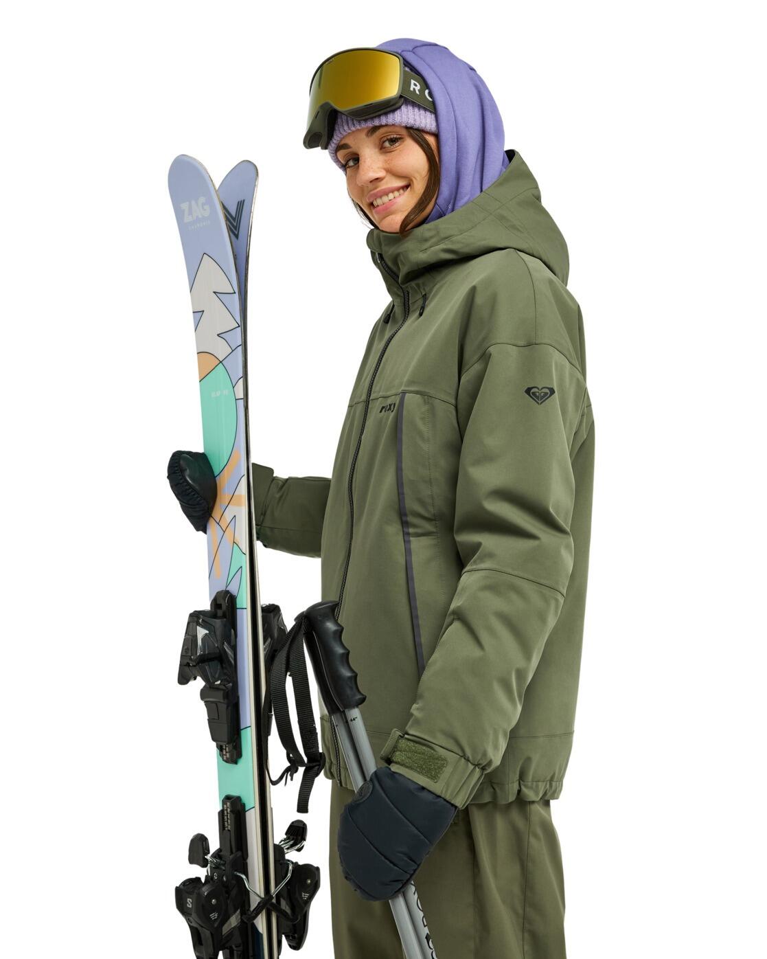 Veste de snow technique 20K ICE BOUNDED Vert Femme 3/4