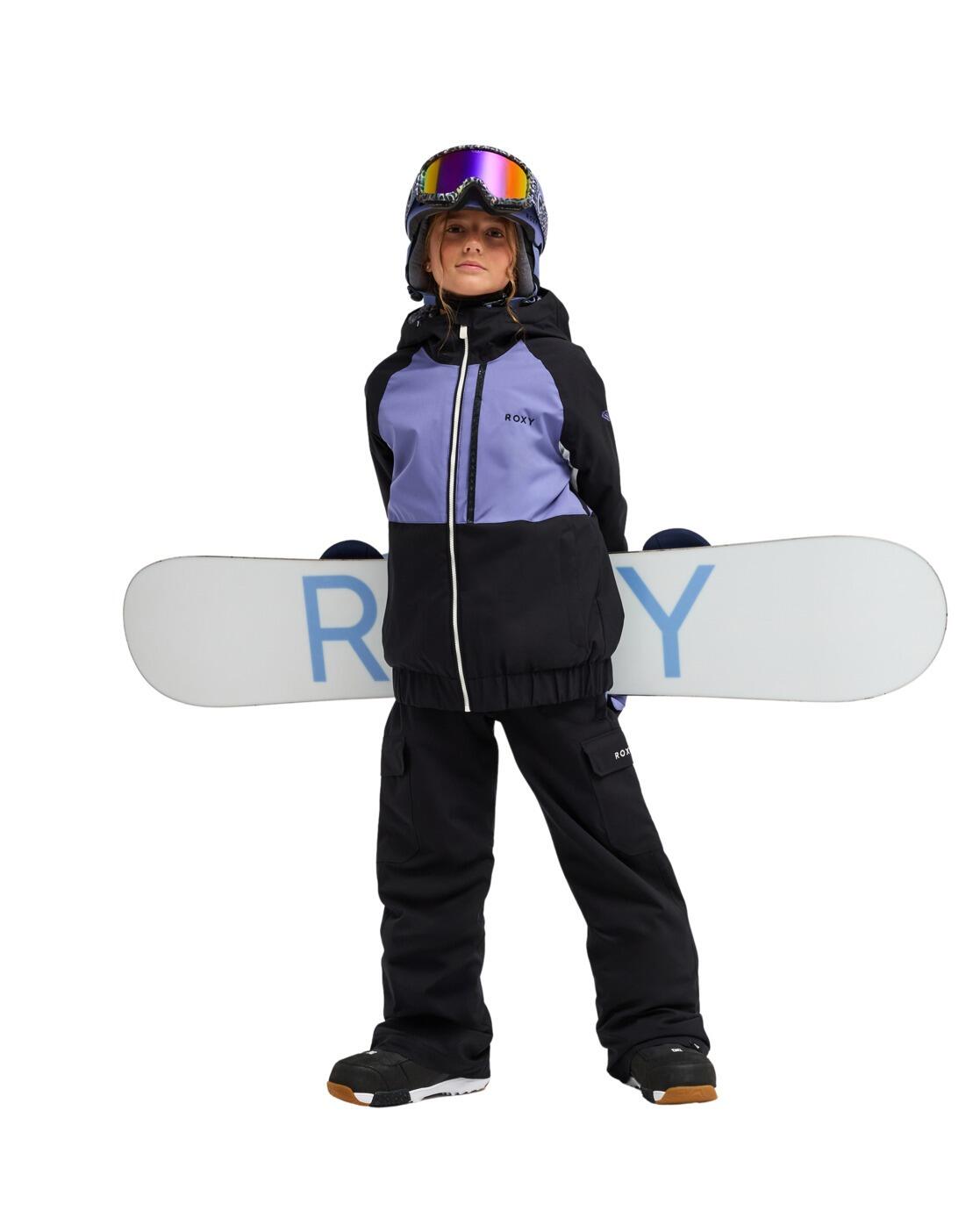 Funktionelle Schneejacke CRYSTAL CLEAR 10K Schwarz Meisjes 8-16 3/4
