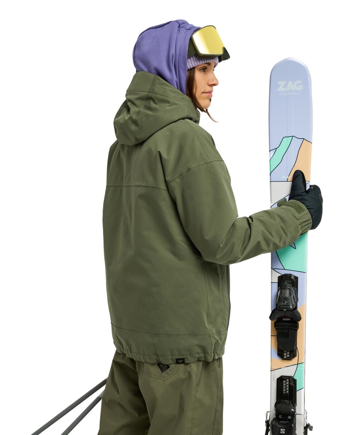 Veste de snow technique 20K ICE BOUNDED Vert Femme 2/4