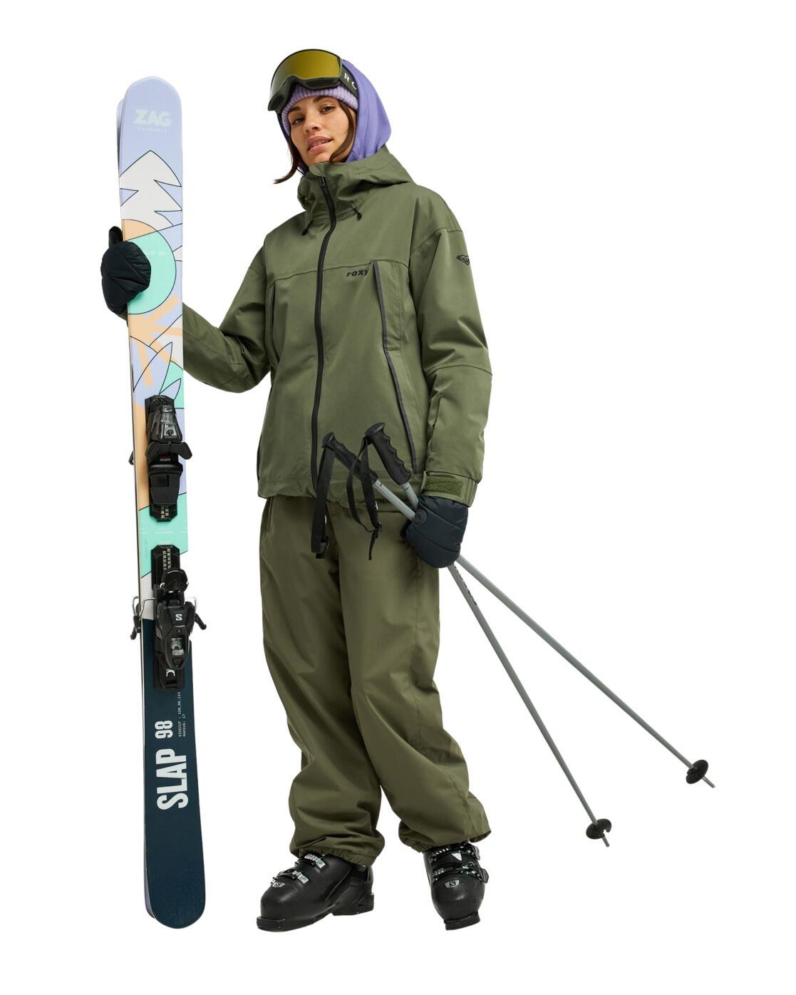 Veste de snow technique 20K ICE BOUNDED Vert Femme 4/4