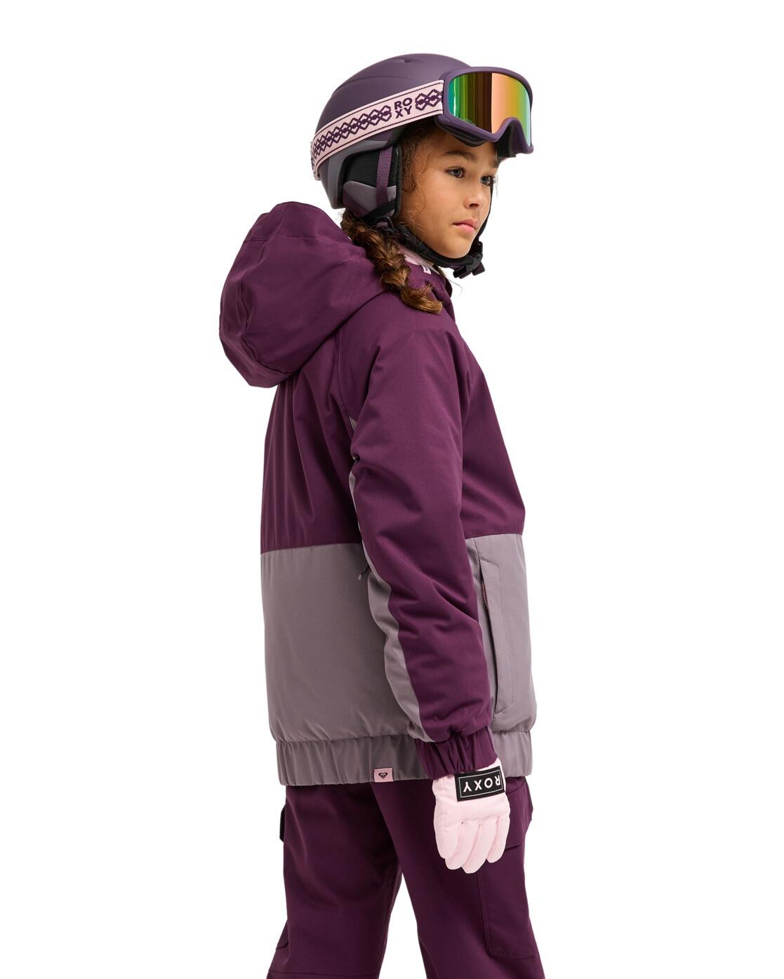 Veste de snow technique CRYSTAL CLEAR 10K Violet Fille 2/4
