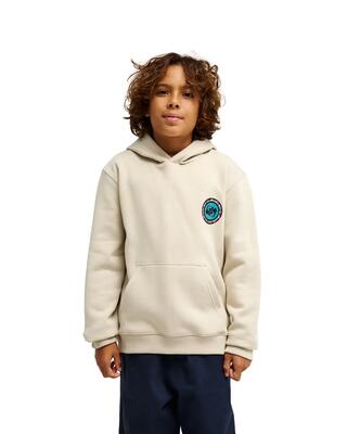 Hoodie graphic beige jongens 8-16