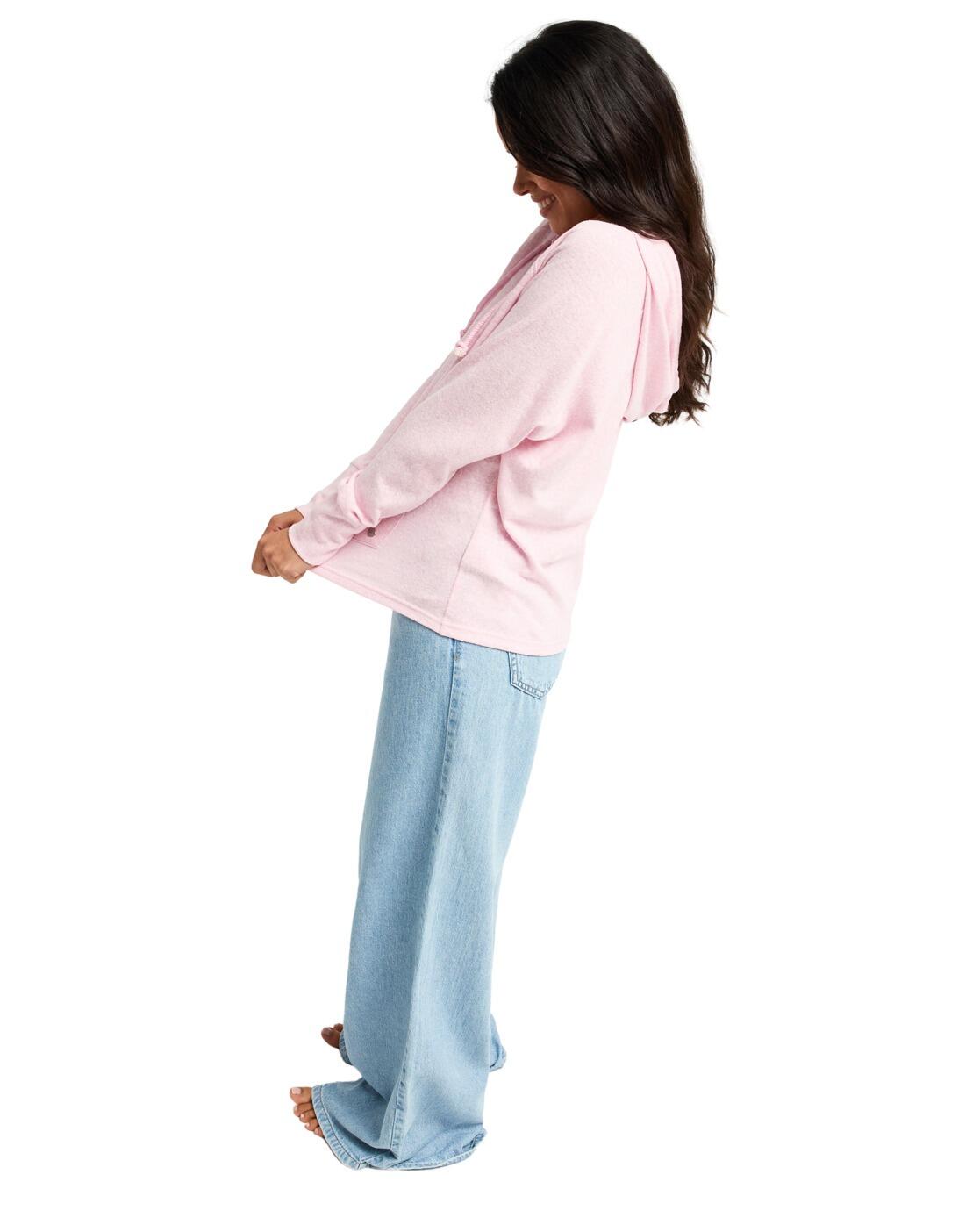 Sweat à capuche DESTINATION SURF Rose Femme 3/4