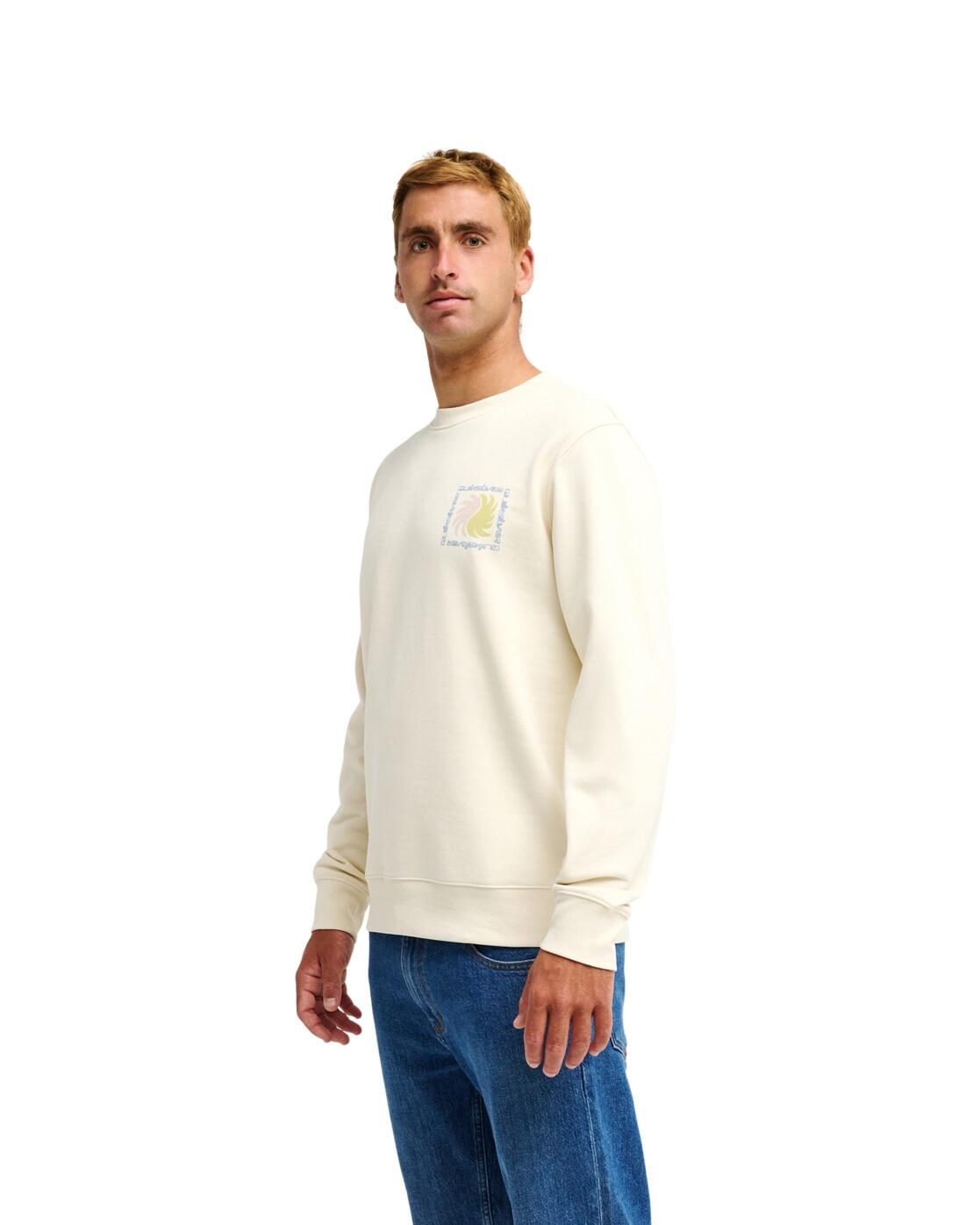 Sweater met ronde hals VIBES Weiss Heren 3/4