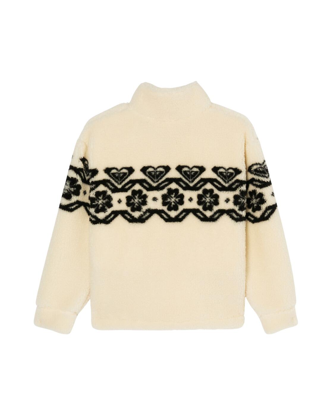 Polaire demi-zip TREASURE SOUL Blanc Fille 2/4