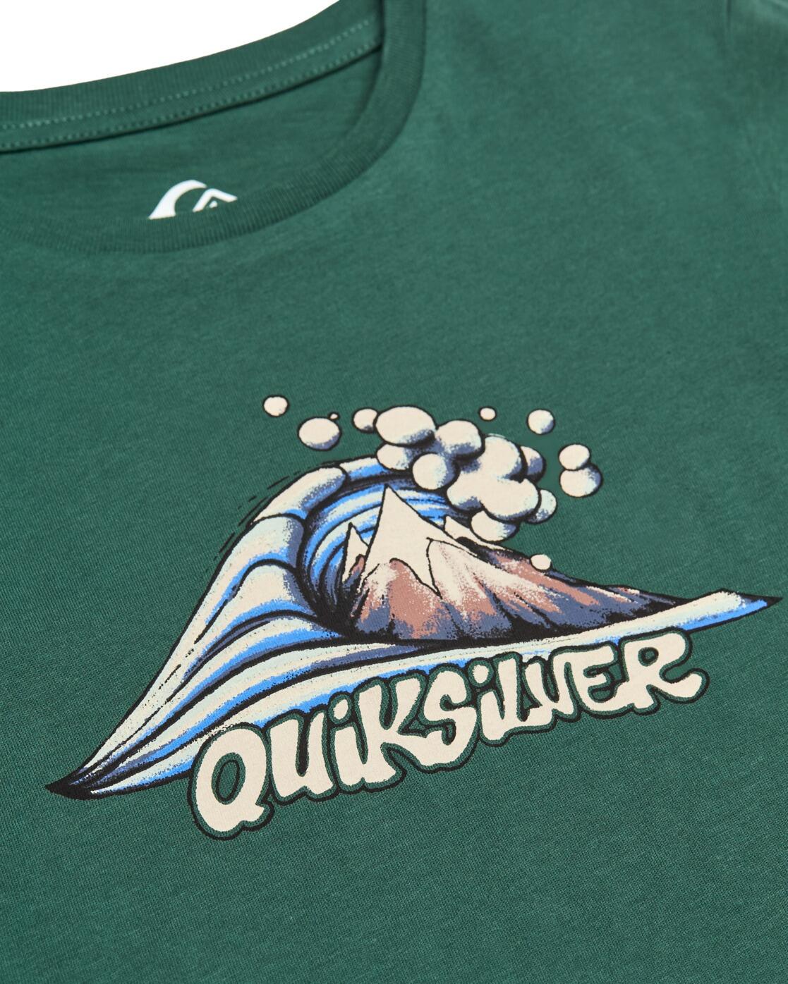 Camiseta de manga corta MTB&WAVE Verde Niño 4/4