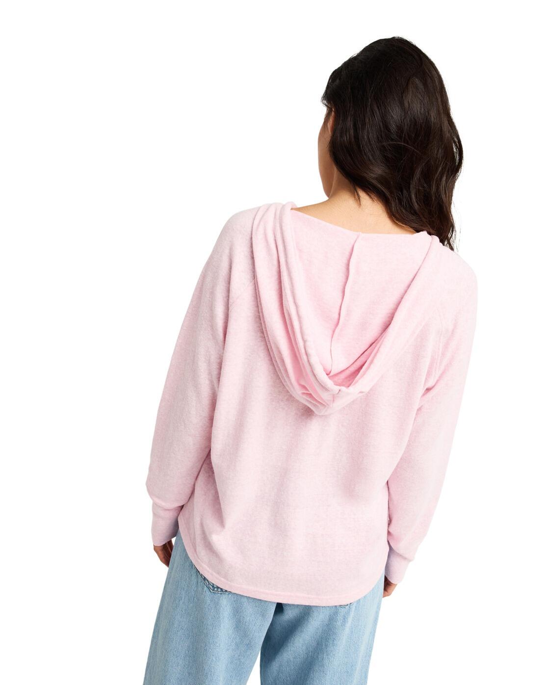 Sweat à capuche DESTINATION SURF Rose Femme 2/4