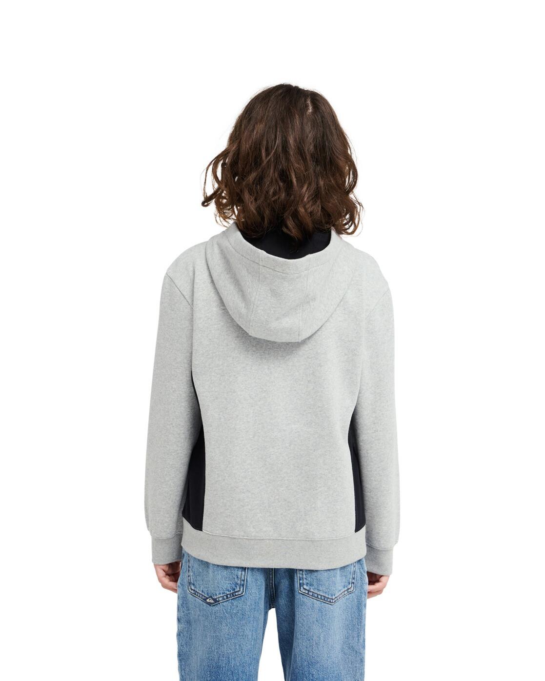 Hoodie met Rits NO TEACHER Grau Jongens 8-16 2/4
