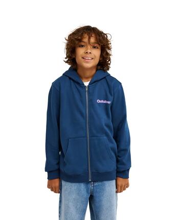 Sweat capuche zippé GRAPHIC Bleu Garçon