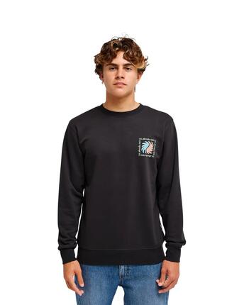 Sweat à col rond VIBES Blanc Homme