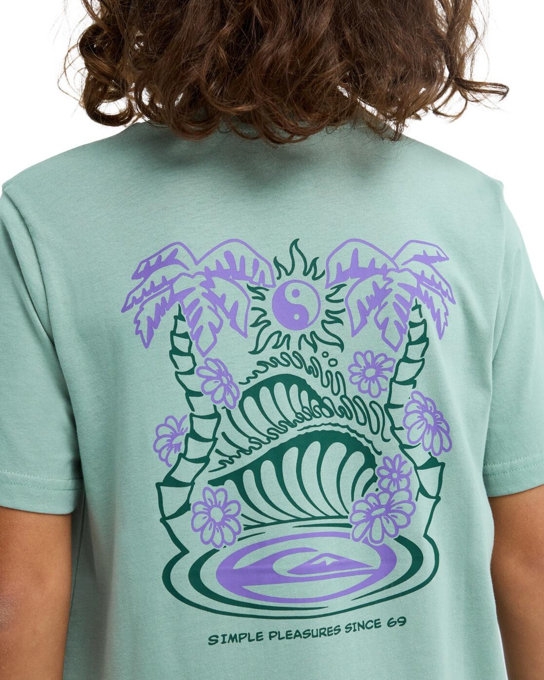 Camiseta de manga corta FUSION Verde Niño 4/4