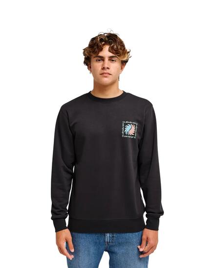 Sweat à col rond VIBES Noir Homme