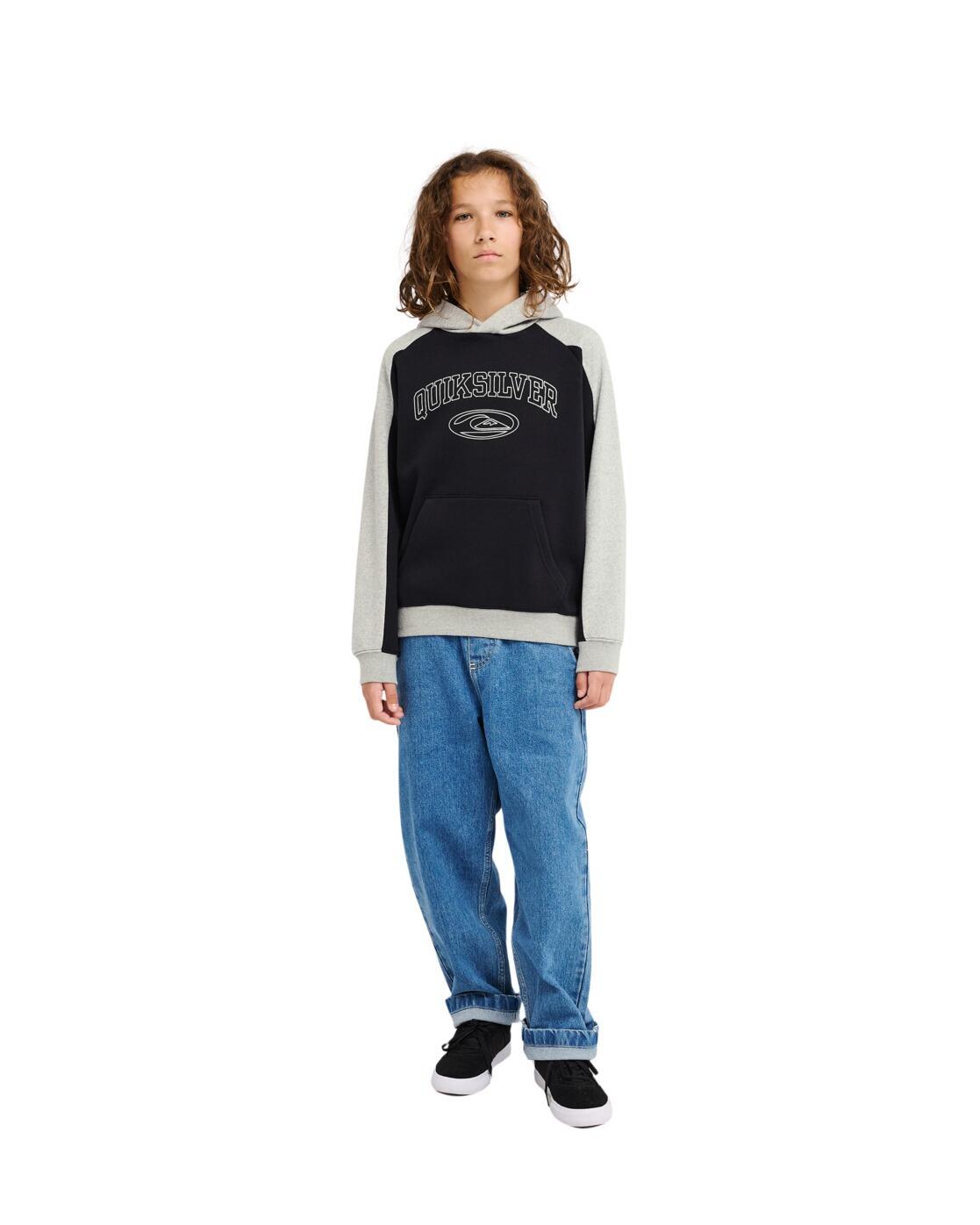Hoodie NO TEACHER Schwarz Jongens 8-16 4/4